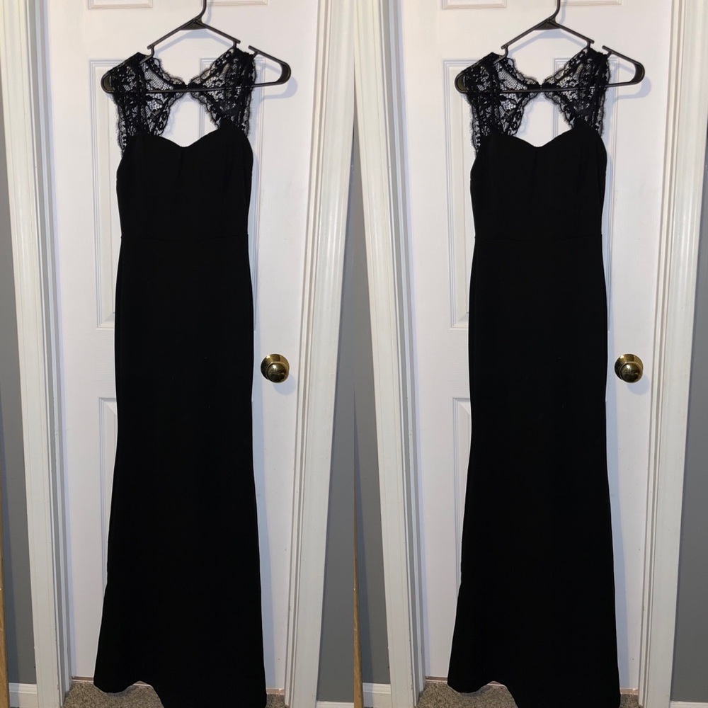 Black formal dress